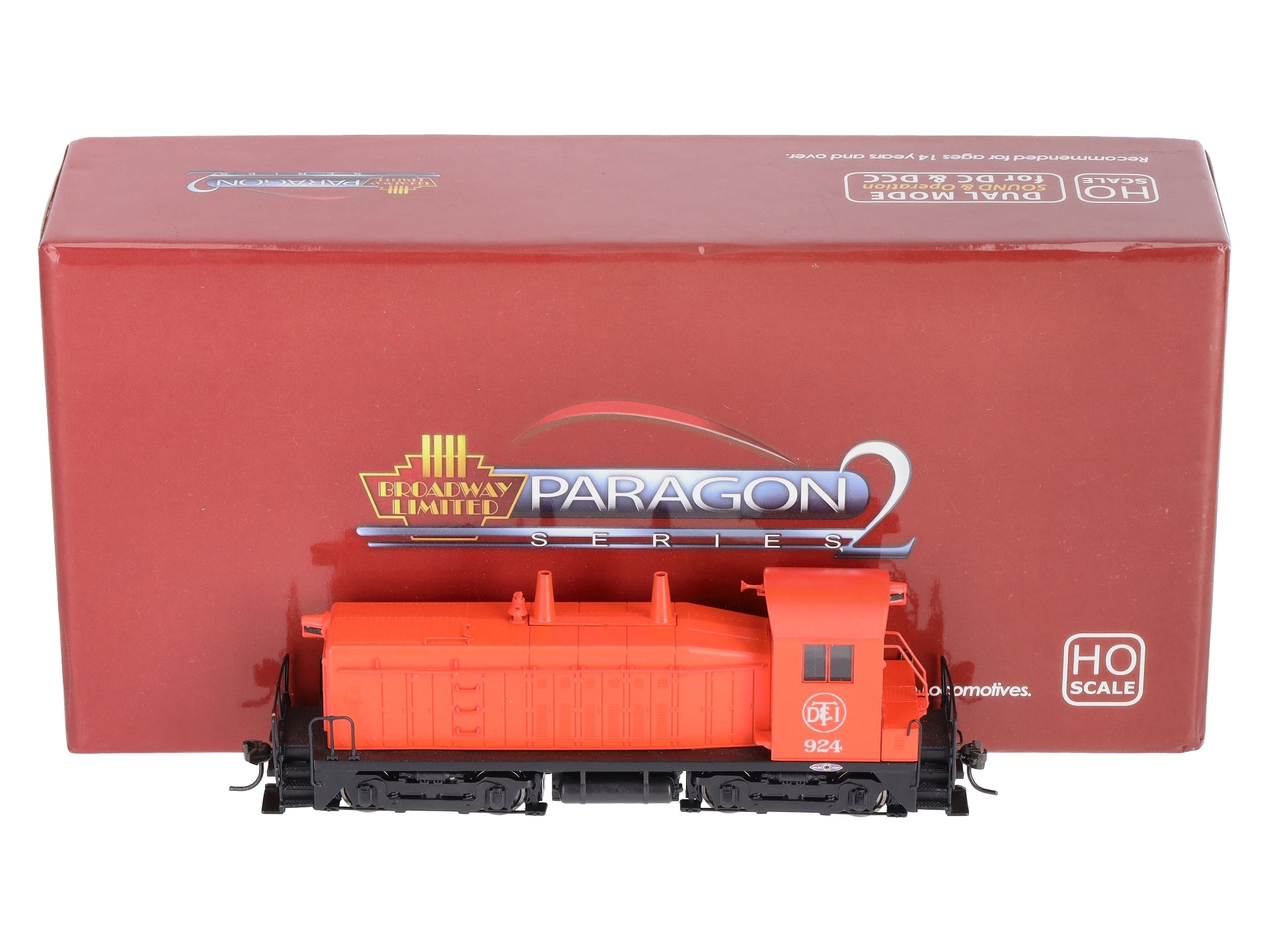 Broadway Limited 1218 HO DTI EMD SW7 Diesel Switcher #924 with Paragon 2