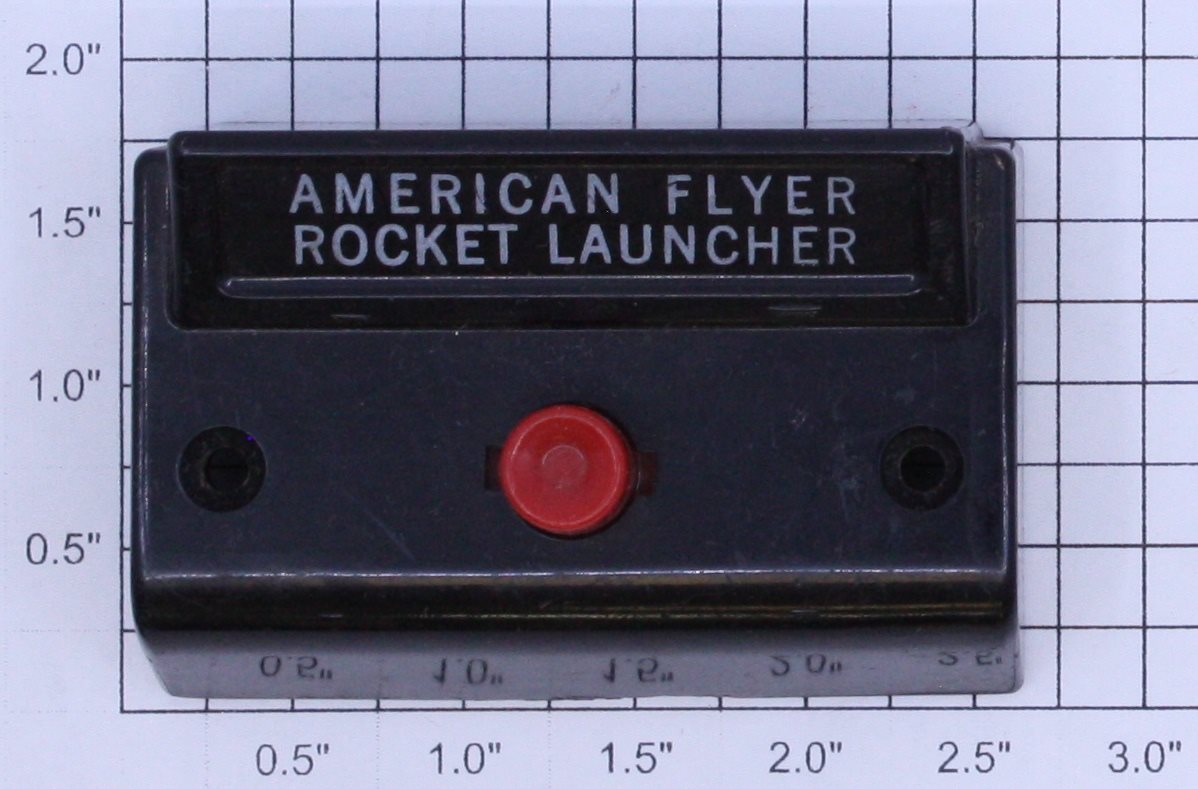 American Flyer XA14A964-G S Gauge Rocket Launch Button w/ Fahnestock Clips