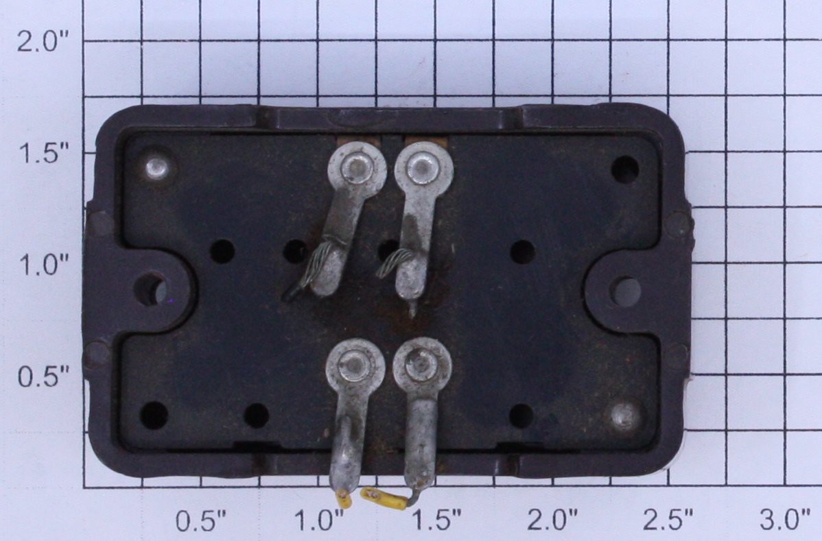 American Flyer XA10961 S Scale White Print 4 Wire Switch Control Button