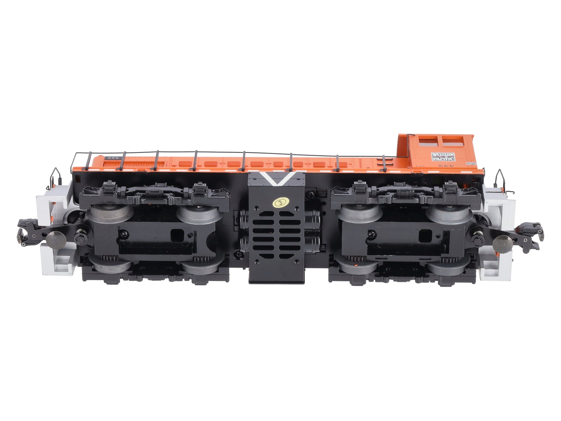 MTH 20-2502-3 Western Pacific Alco S-2 Non-Powered Diesel Switcher #555