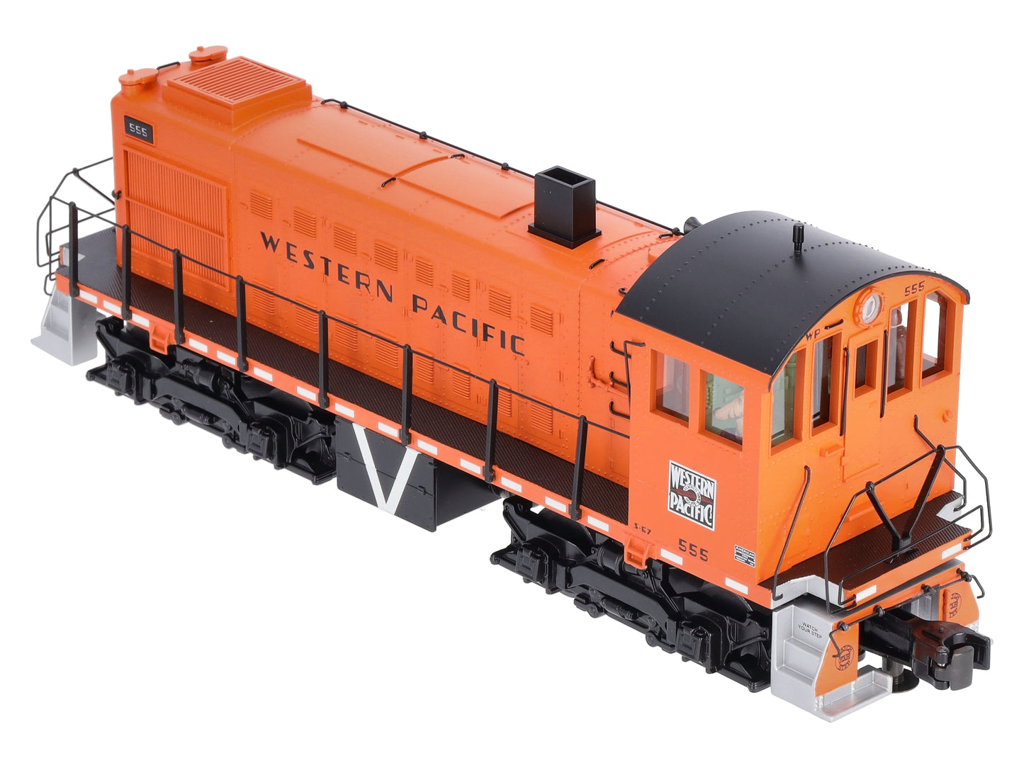 MTH 20-2502-3 Western Pacific Alco S-2 Non-Powered Diesel Switcher #555