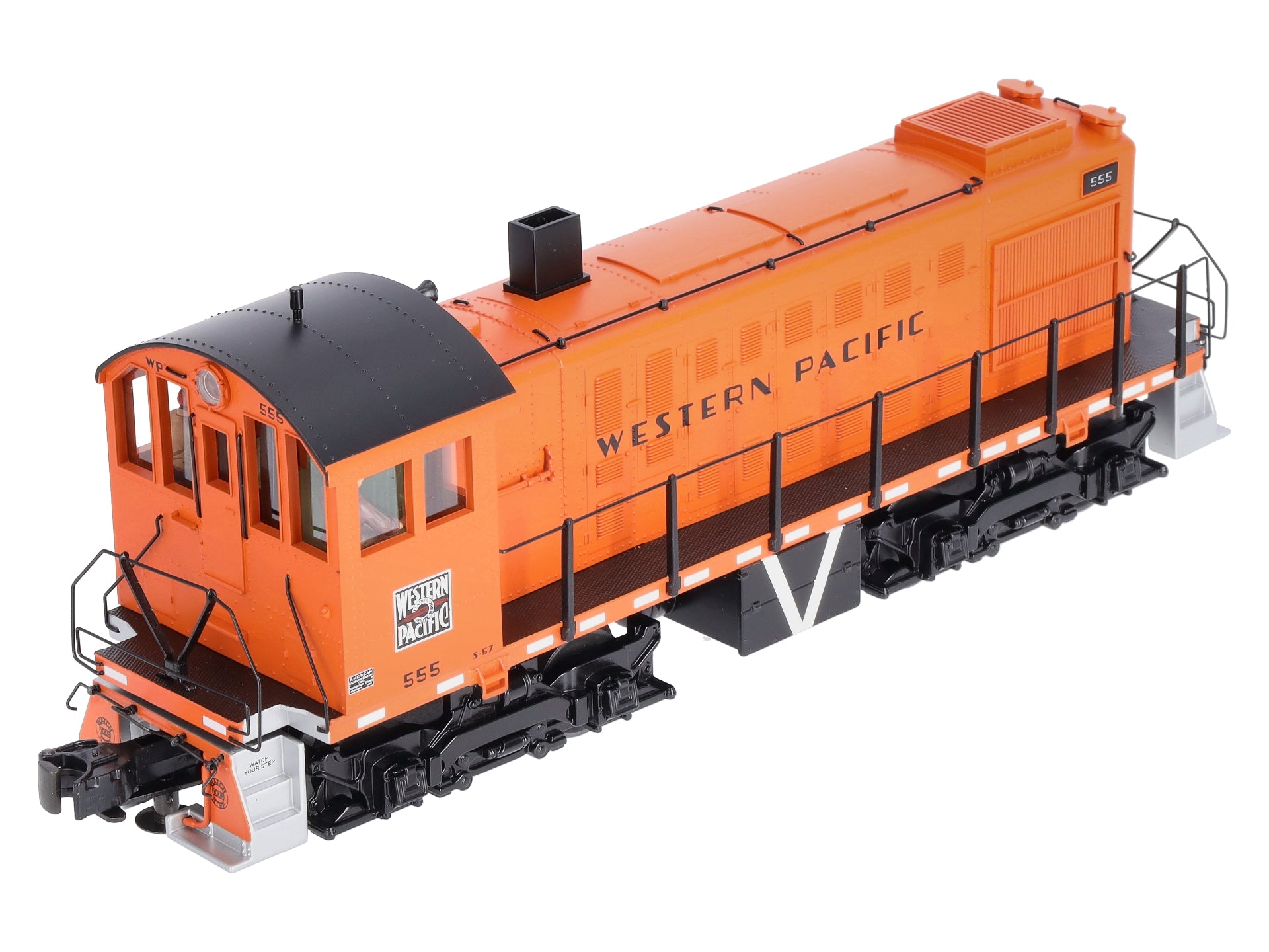 MTH 20-2502-3 Western Pacific Alco S-2 Non-Powered Diesel Switcher #555