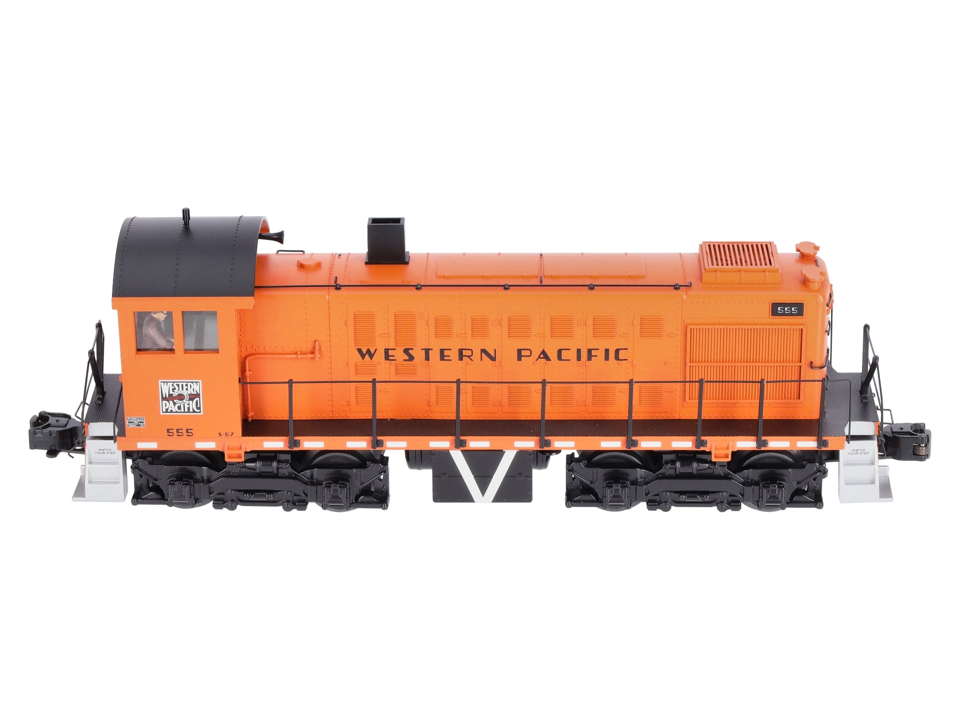MTH 20-2502-3 Western Pacific Alco S-2 Non-Powered Diesel Switcher #555