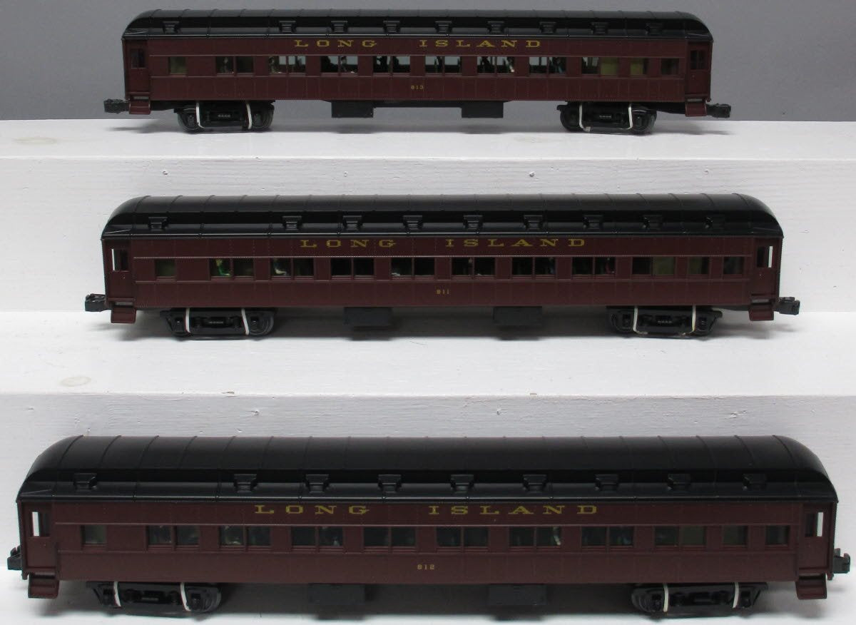 Lionel 6-15564 O Gauge Long Island Heavyweight Passenger Cars (Pack of 3)