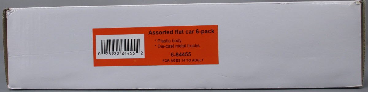 Lionel 6-84455 O Assorted Flat Cars (Set of 6)