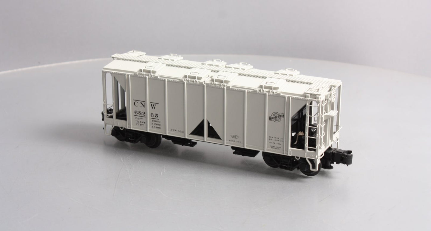 Atlas 8385-1 O Gauge Chicago & North Western Covered Hopper Car #68265 (3 Rail)