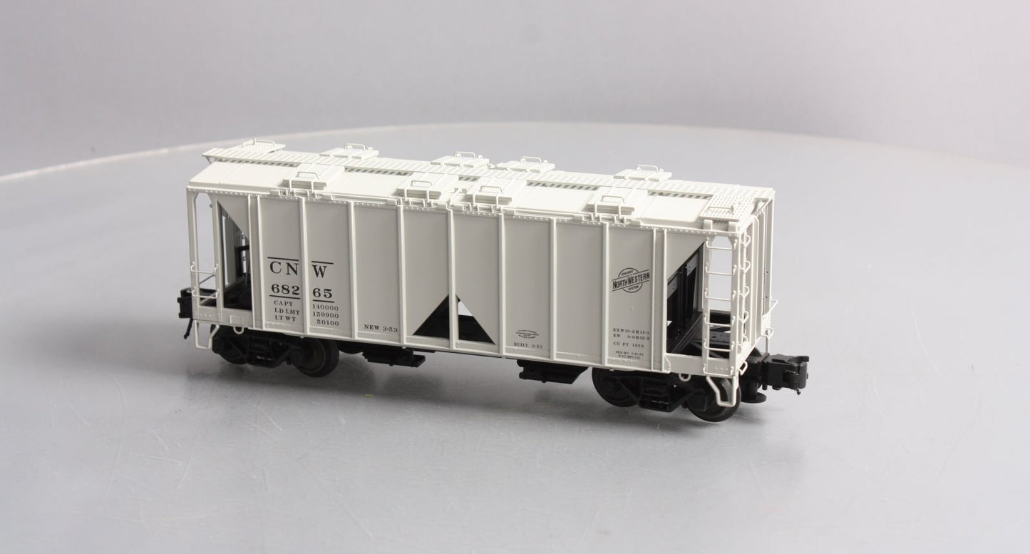 Atlas 8385-1 O Gauge Chicago & North Western Covered Hopper Car #68265 (3 Rail)