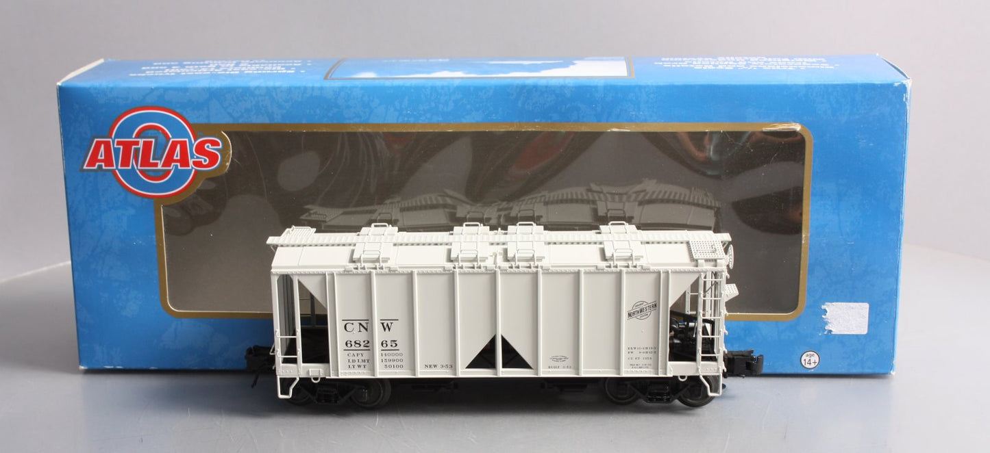 Atlas 8385-1 O Gauge Chicago & North Western Covered Hopper Car #68265 (3 Rail)