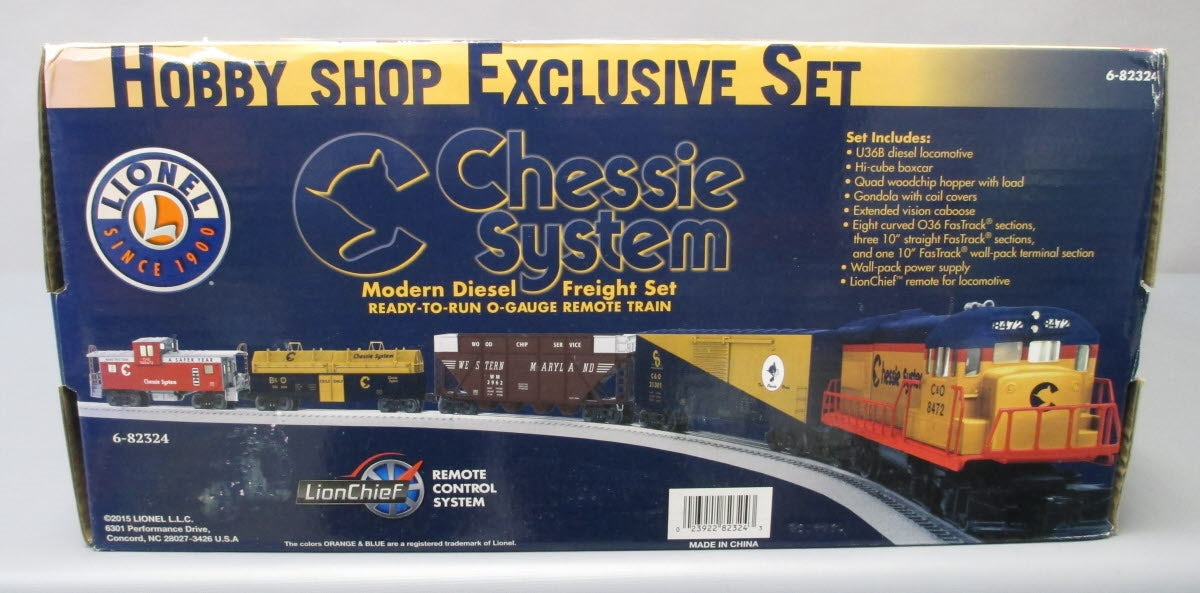 Lionel 6-82324 O Gauge Chessie System LionChief  Diesel Freight Train Set