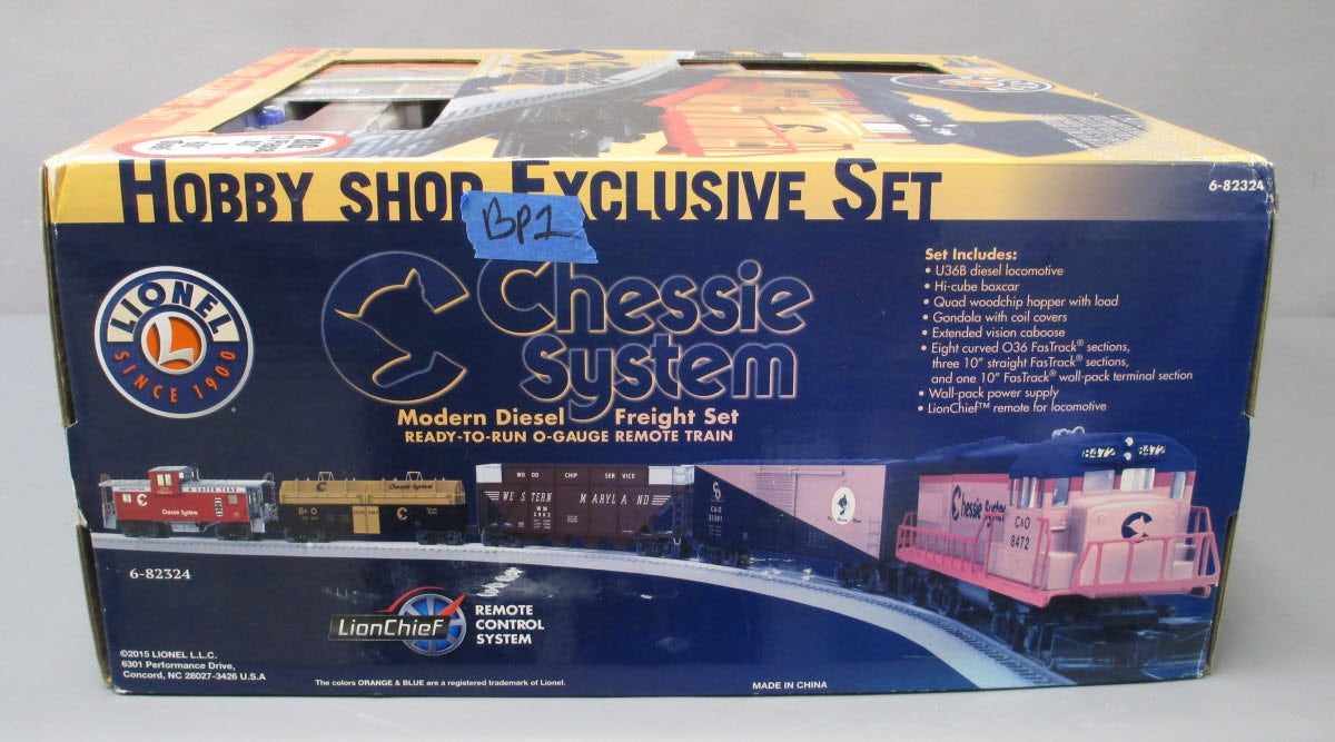 Lionel 6-82324 O Gauge Chessie System LionChief  Diesel Freight Train Set