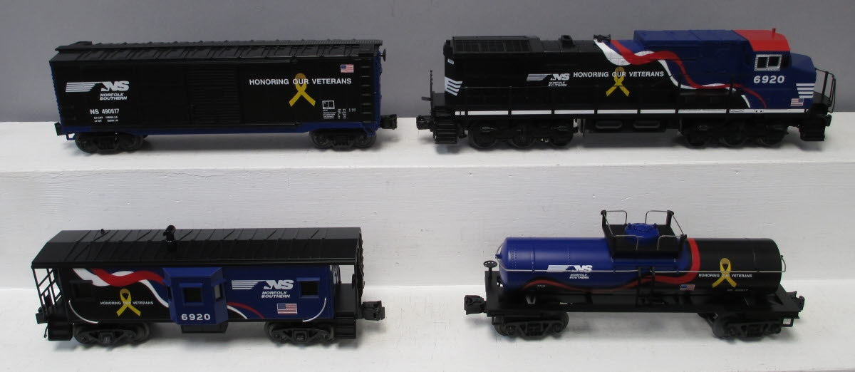 MTH 30-4240-1 O Norfolk Southern Veterans Diesel Freight Train Set w/PS 3.0