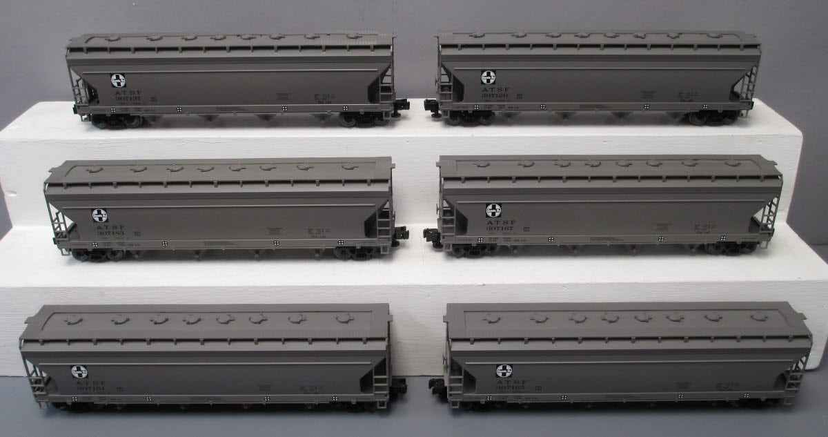 Lionel 3-17150 O Santa Fe 4 Bay Hopper Covered Hopper (Pack of 6)
