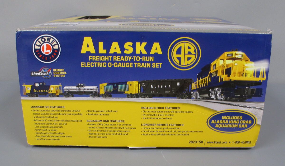 Lionel 2023150 Alaska LionChief O Gauge Diesel Freight Starter Train Set
