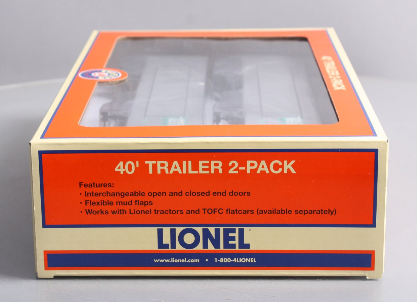 Lionel 6-83583 O Gauge Penn Central 40' Trailer Set