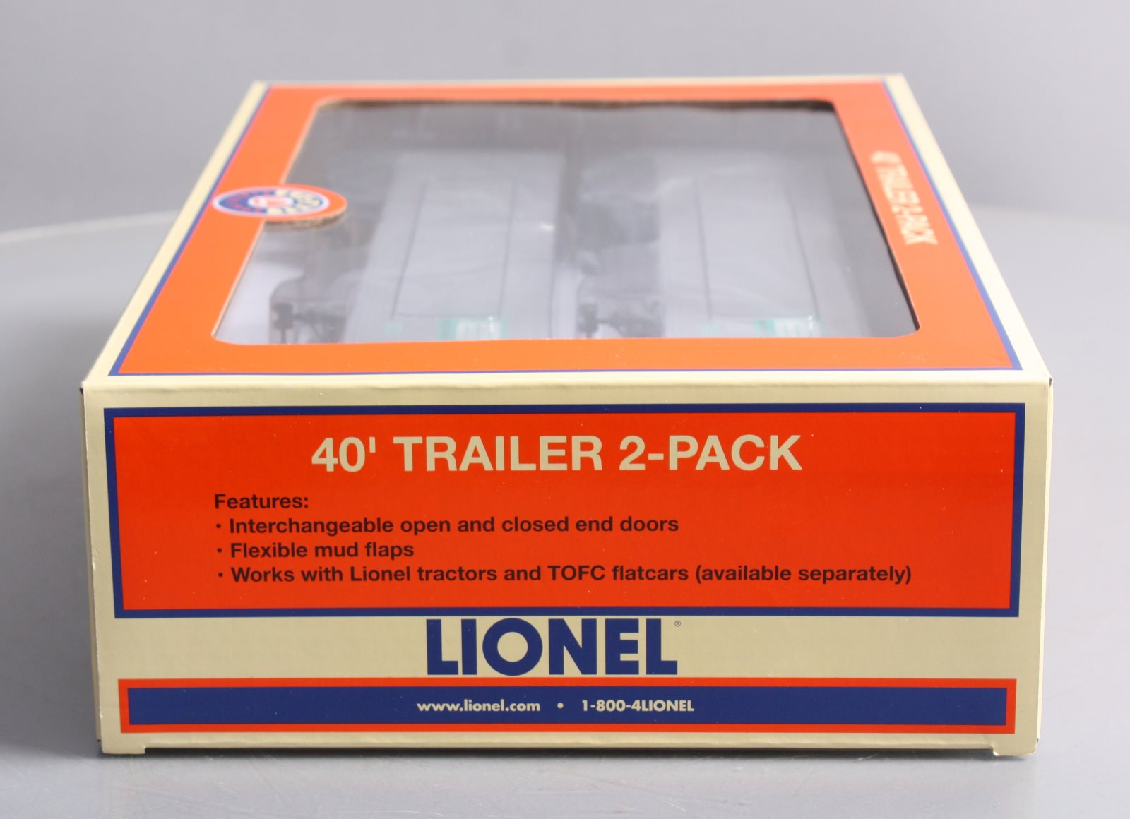 Lionel 6-83583 O Gauge Penn Central 40' Trailer Set