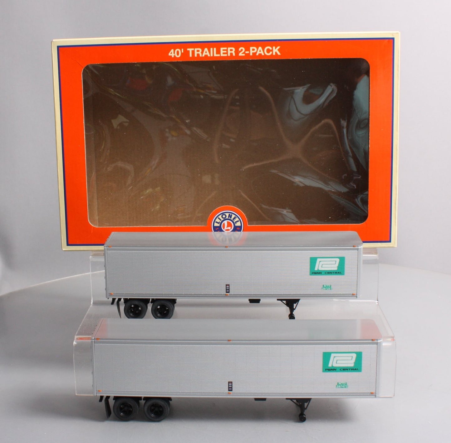 Lionel 6-83583 O Gauge Penn Central 40' Trailer Set