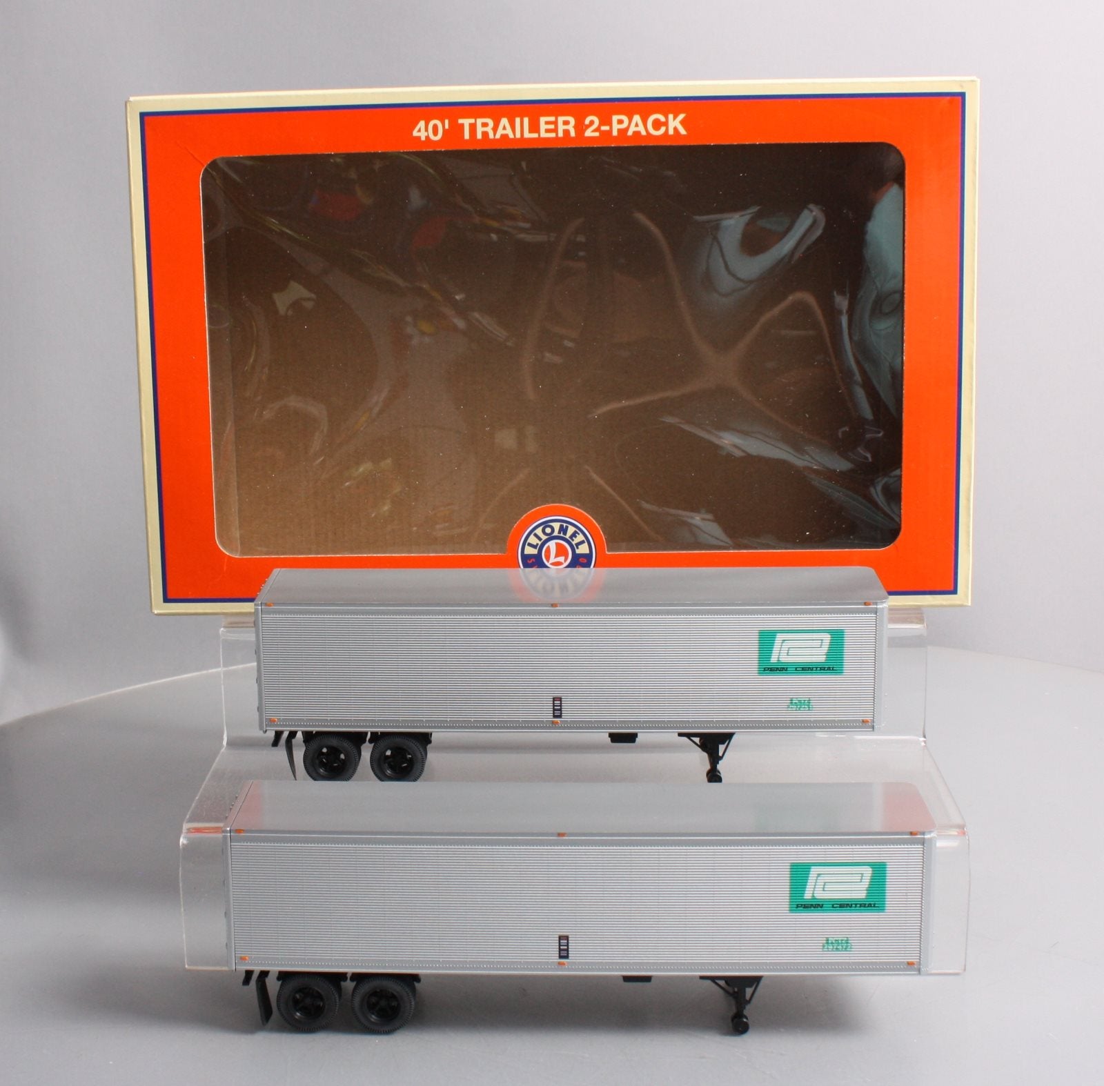 Lionel 6-83583 O Gauge Penn Central 40' Trailer Set