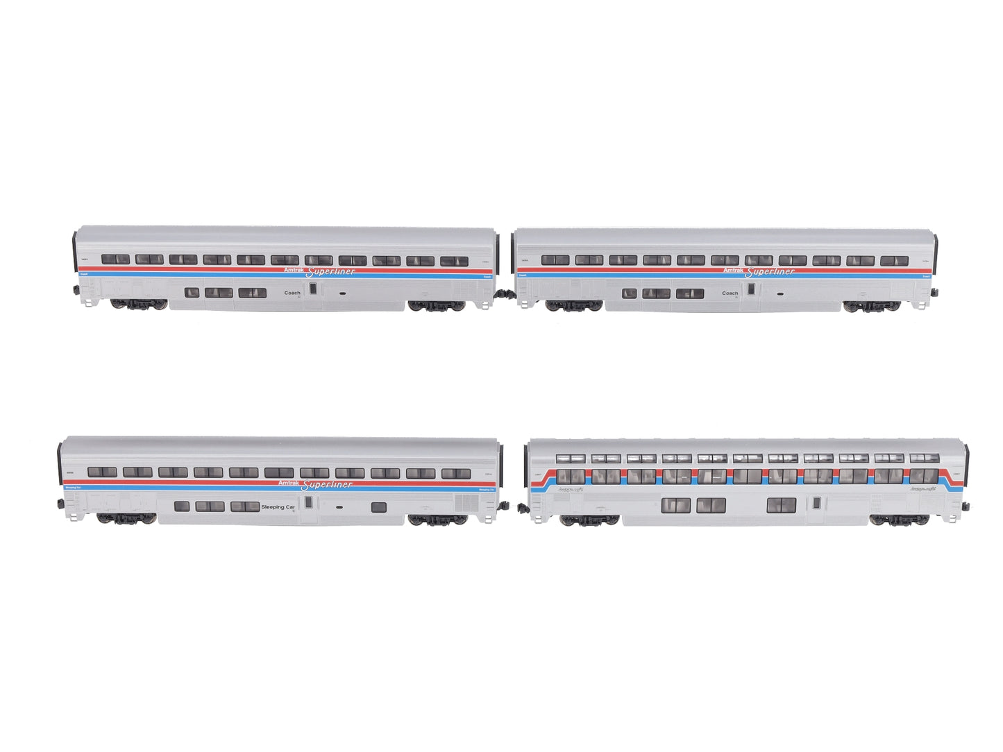 Kato 106-3511 N Scale Superliner 4-Car Passenger Set B