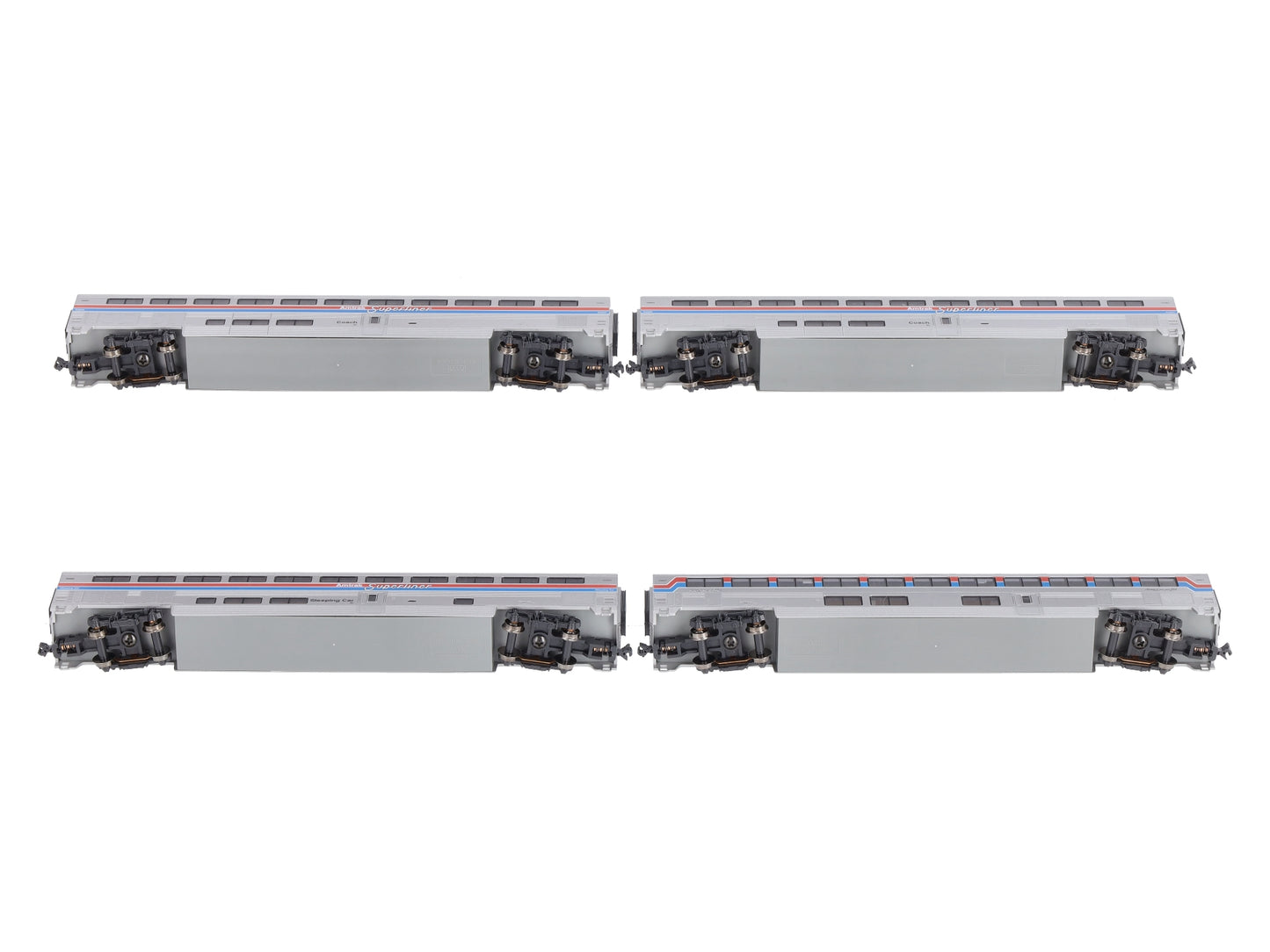 Kato 106-3511 N Scale Superliner 4-Car Passenger Set B