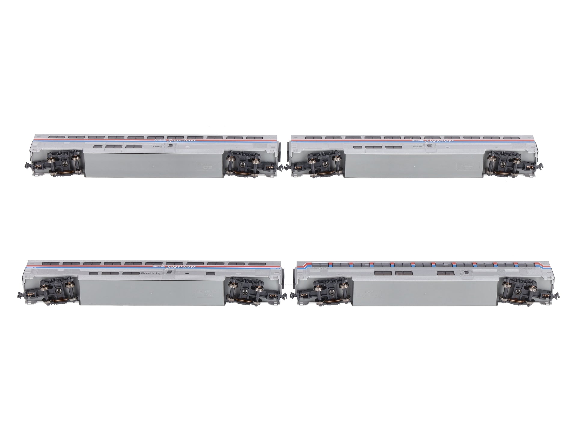 Kato 106-3511 N Scale Superliner 4-Car Passenger Set B
