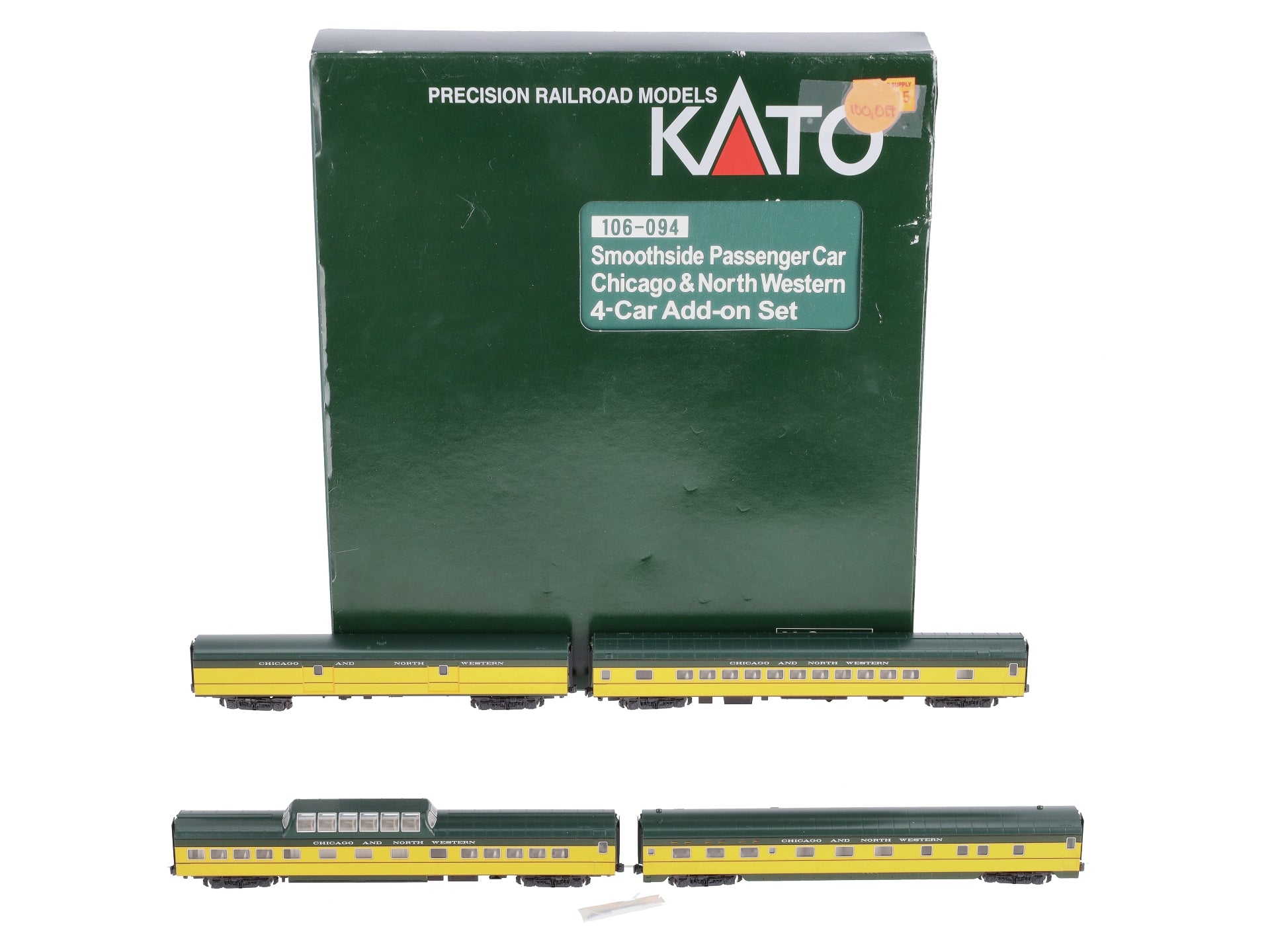 Kato 106-094 Chicago & North Western Smoothside 4-Car Passenger Set