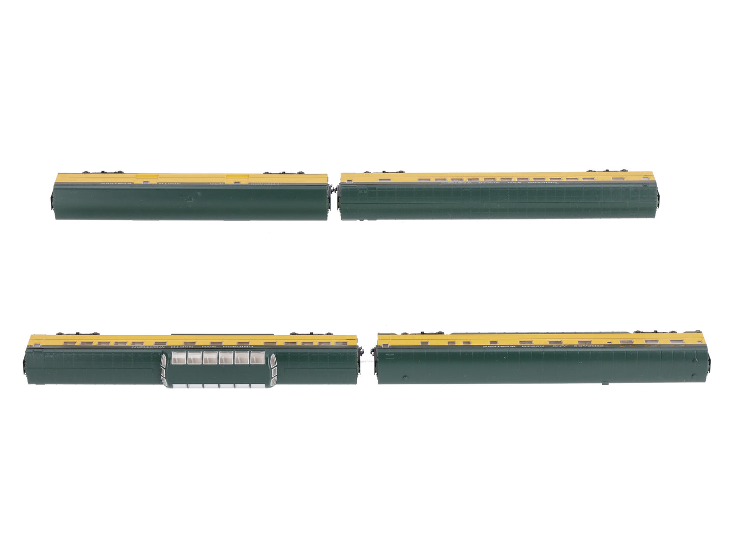 Kato 106-094 Chicago & North Western Smoothside 4-Car Passenger Set
