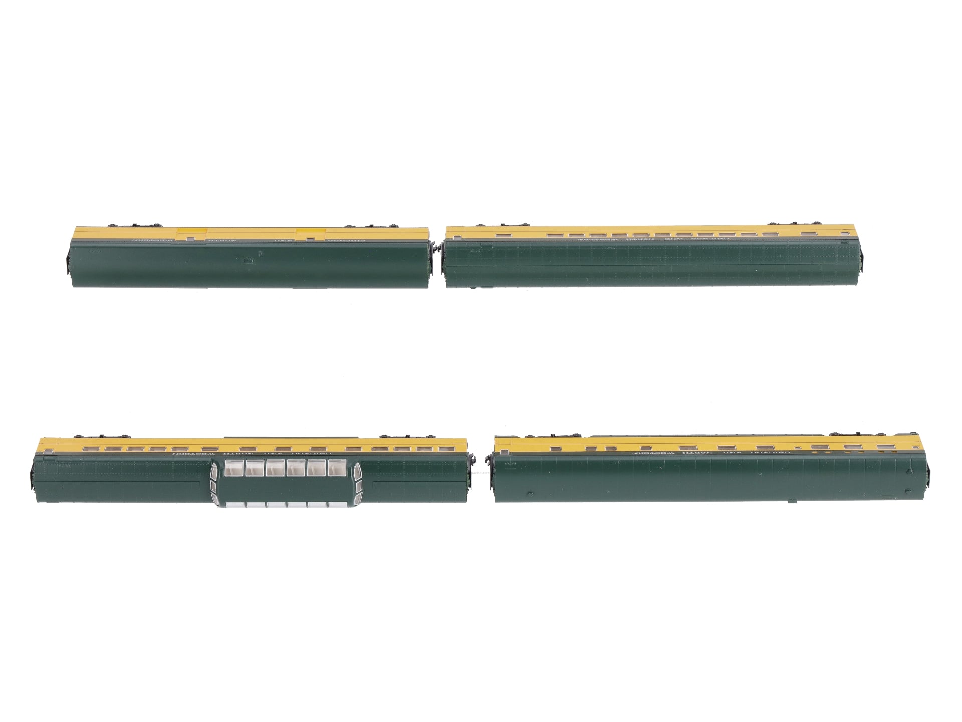 Kato 106-094 Chicago & North Western Smoothside 4-Car Passenger Set