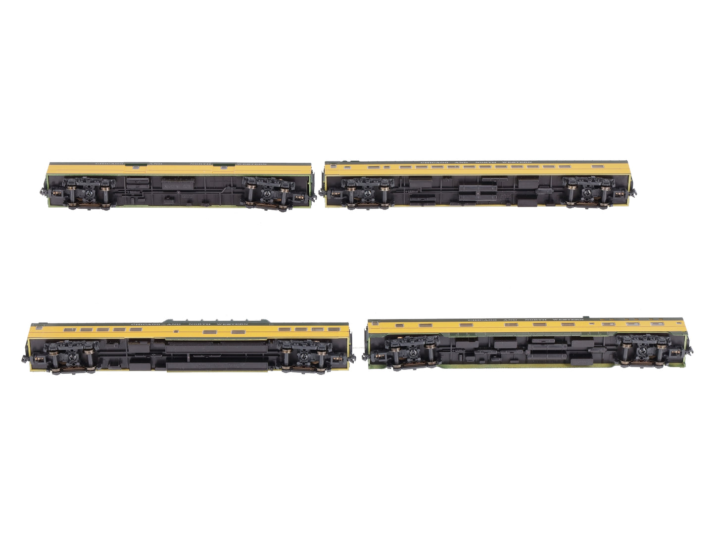 Kato 106-094 Chicago & North Western Smoothside 4-Car Passenger Set