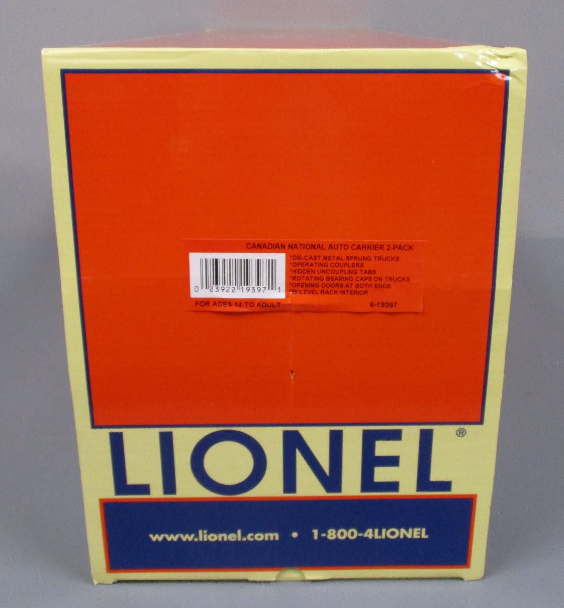 Lionel 6-19397 O CN 89' Autorack Cars (Set of 2)
