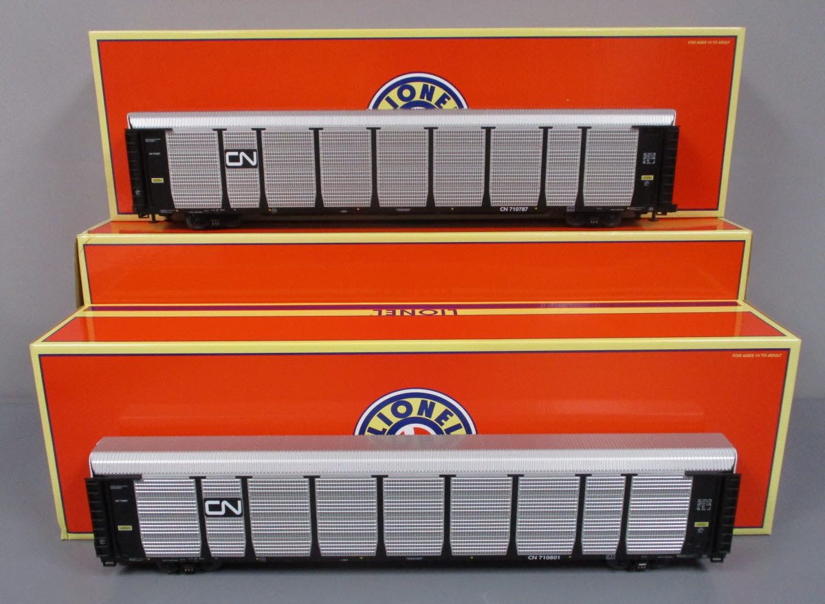 Lionel 6-19397 O CN 89' Autorack Cars (Set of 2)
