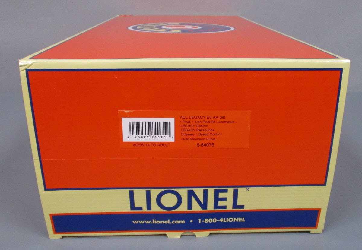 Lionel 6-84075 Atlantic Coastline AA E8 Diesel Locomotive Set #544/545