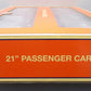 Lionel 6-84050 O Scale Burlington Northern 21" Passenger Cars 2-Pack