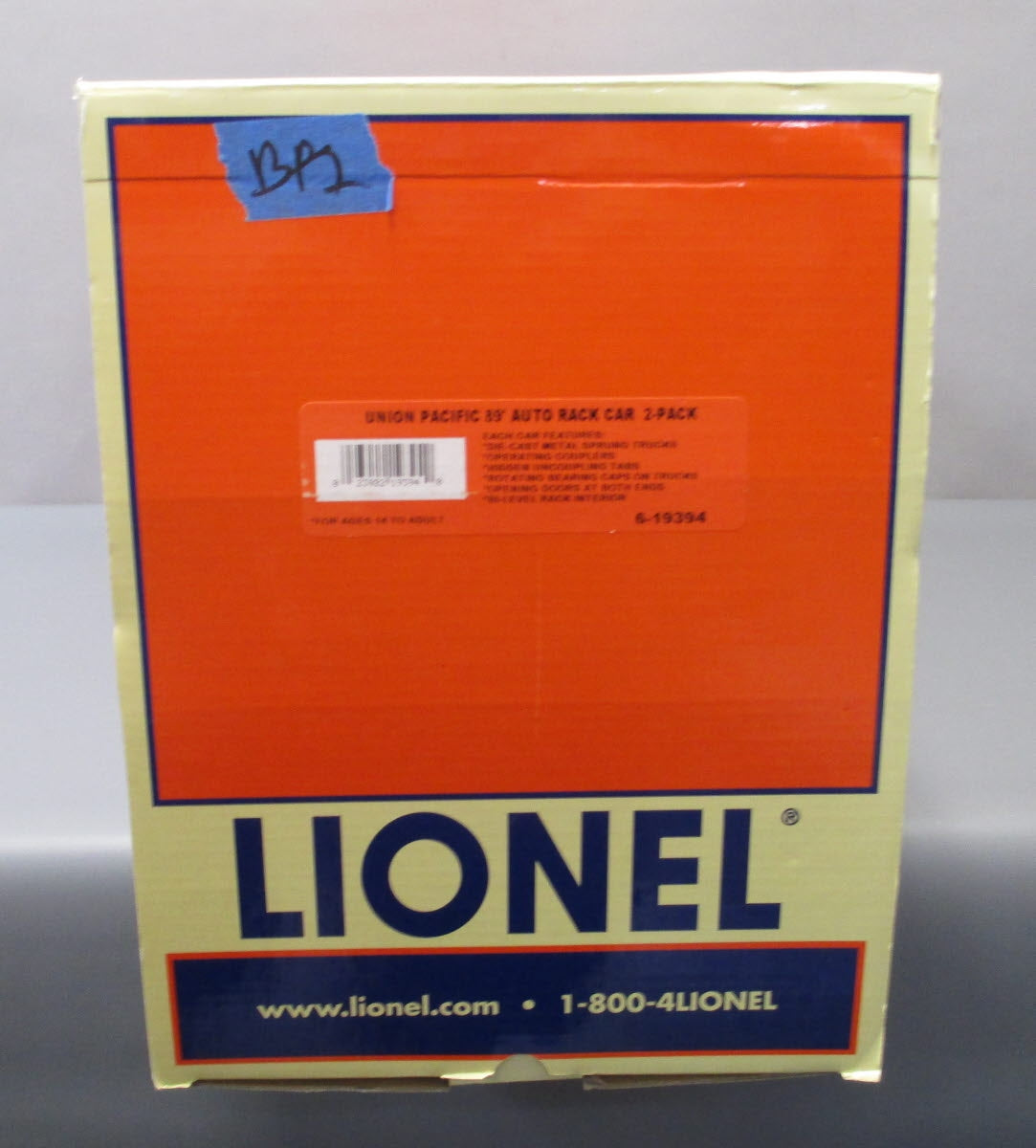 Lionel 6-19394 O UP 89' Autorack Cars (Set of 2)