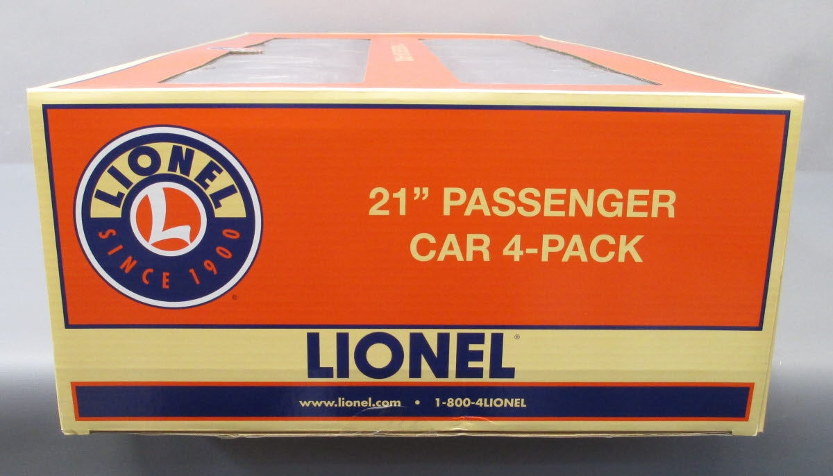 Lionel 6-85015 O Atlantic Coast Line Champion 21 Passenger Cars (Pack of 4)