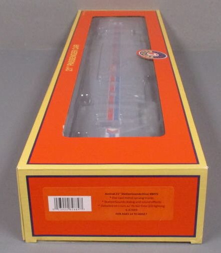 Lionel 6-82889 O Amtrak 21'' Station Sounds Diner #8075