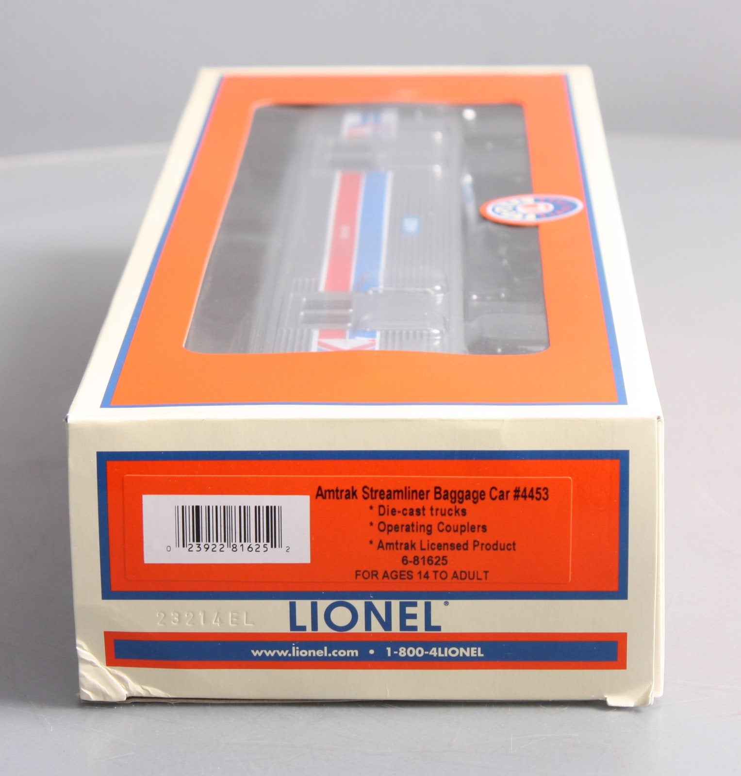 Lionel 6-81625 O Amtrak Add-On Baggage Car