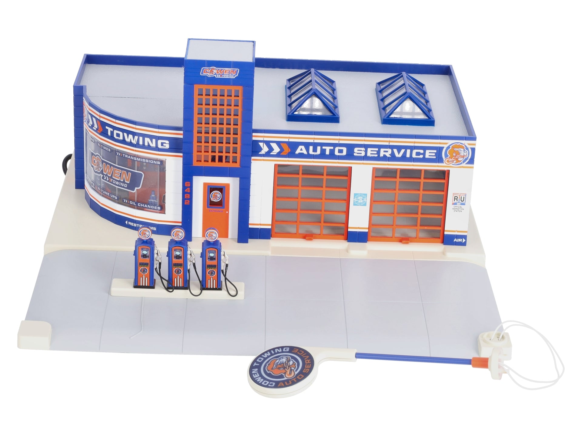 Lionel 2129240 O Plug-Expand-Play Cowens Towing Garage Building