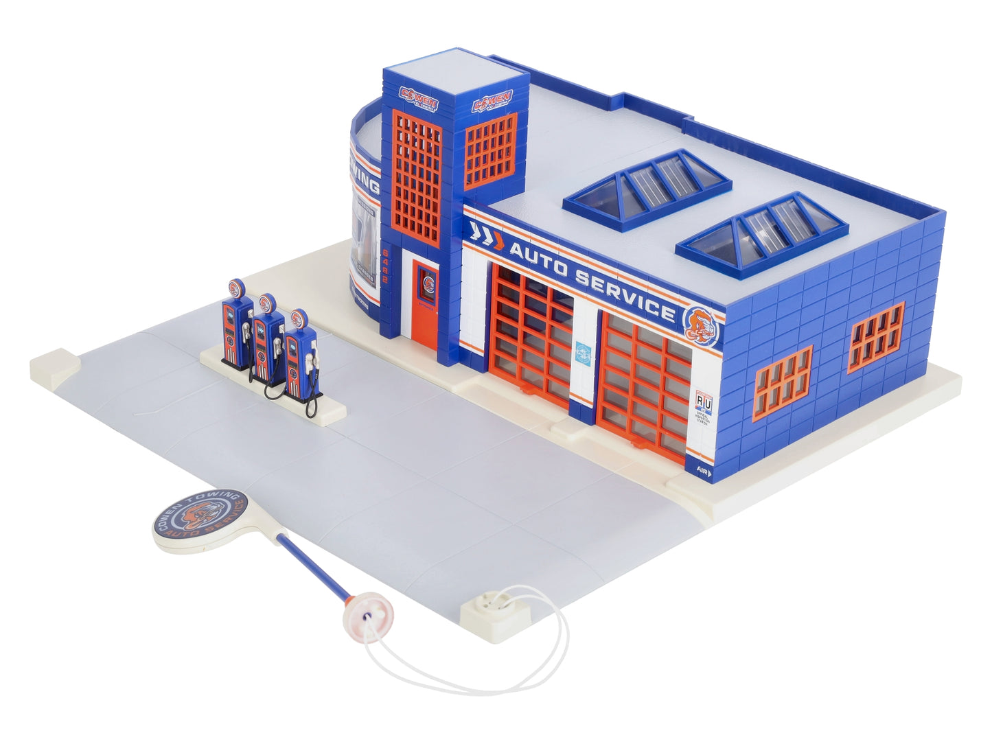 Lionel 2129240 O Plug-Expand-Play Cowens Towing Garage Building