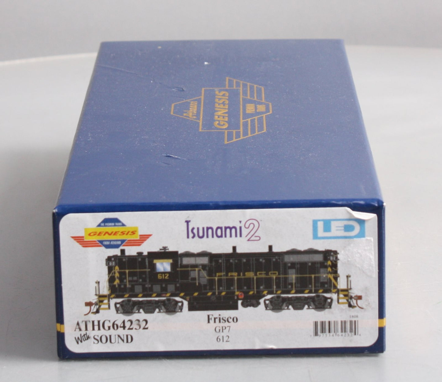 Athearn G64232 HO Frisco GP7 Diesel Locomotive with DCC and Sound #612