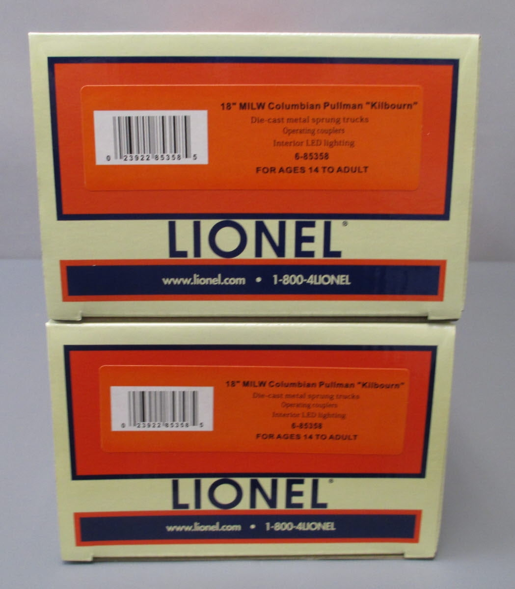 Lionel 6-85357 O Gauge Milwaukee Columbian 18'' Heavyweight 2-Car Passenger Set