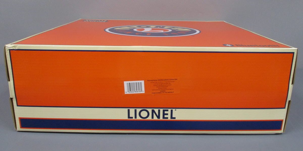 Lionel 6-84816 1930 PRR Broadway Limited O Gauge Steam Train Set with Bluetooth