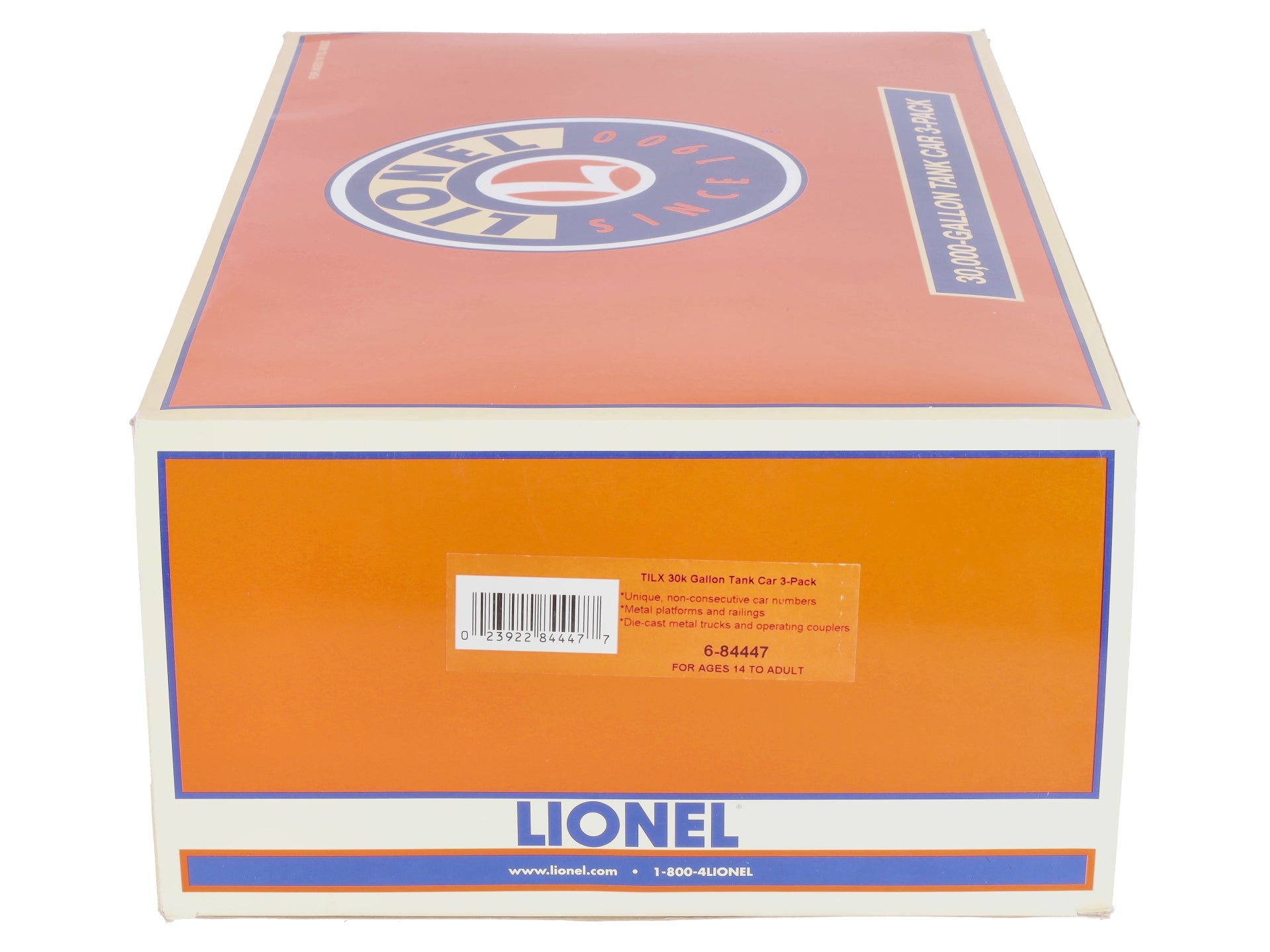 Lionel 6-84447 O TILX 30K Gallon Tank Cars (Set of 3)