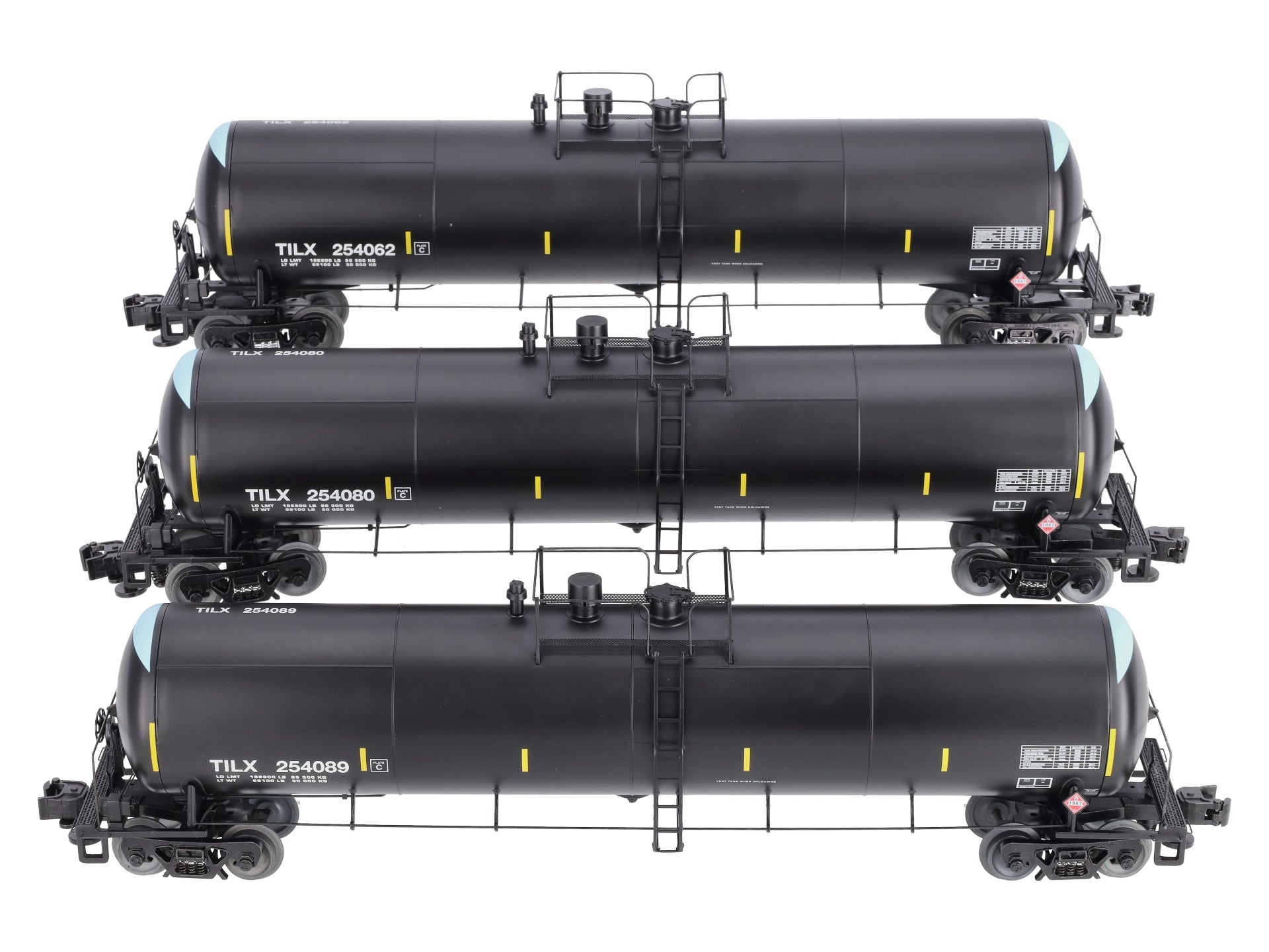 Lionel 6-84447 O TILX 30K Gallon Tank Cars (Set of 3)