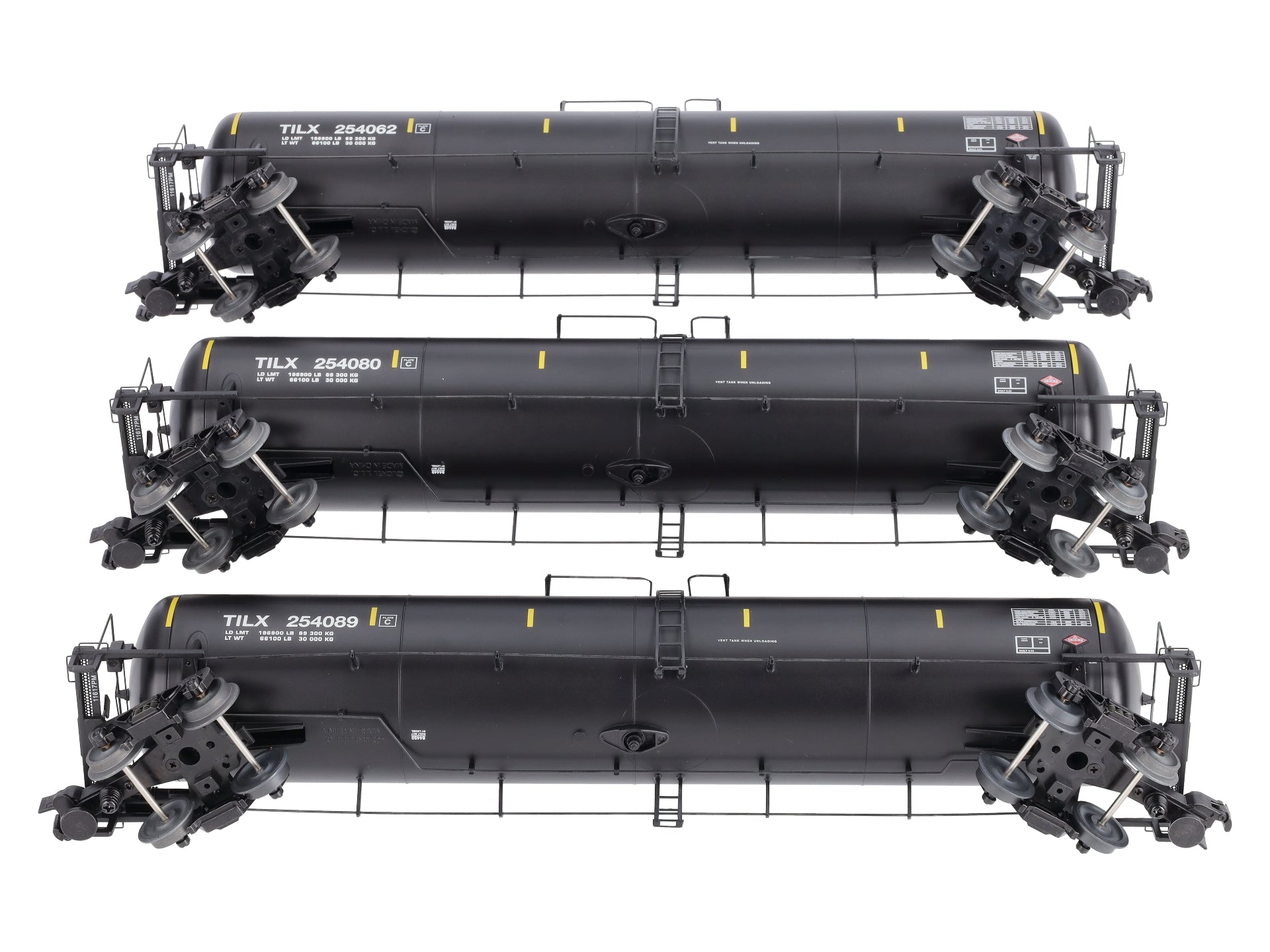 Lionel 6-84447 O TILX 30K Gallon Tank Cars (Set of 3)