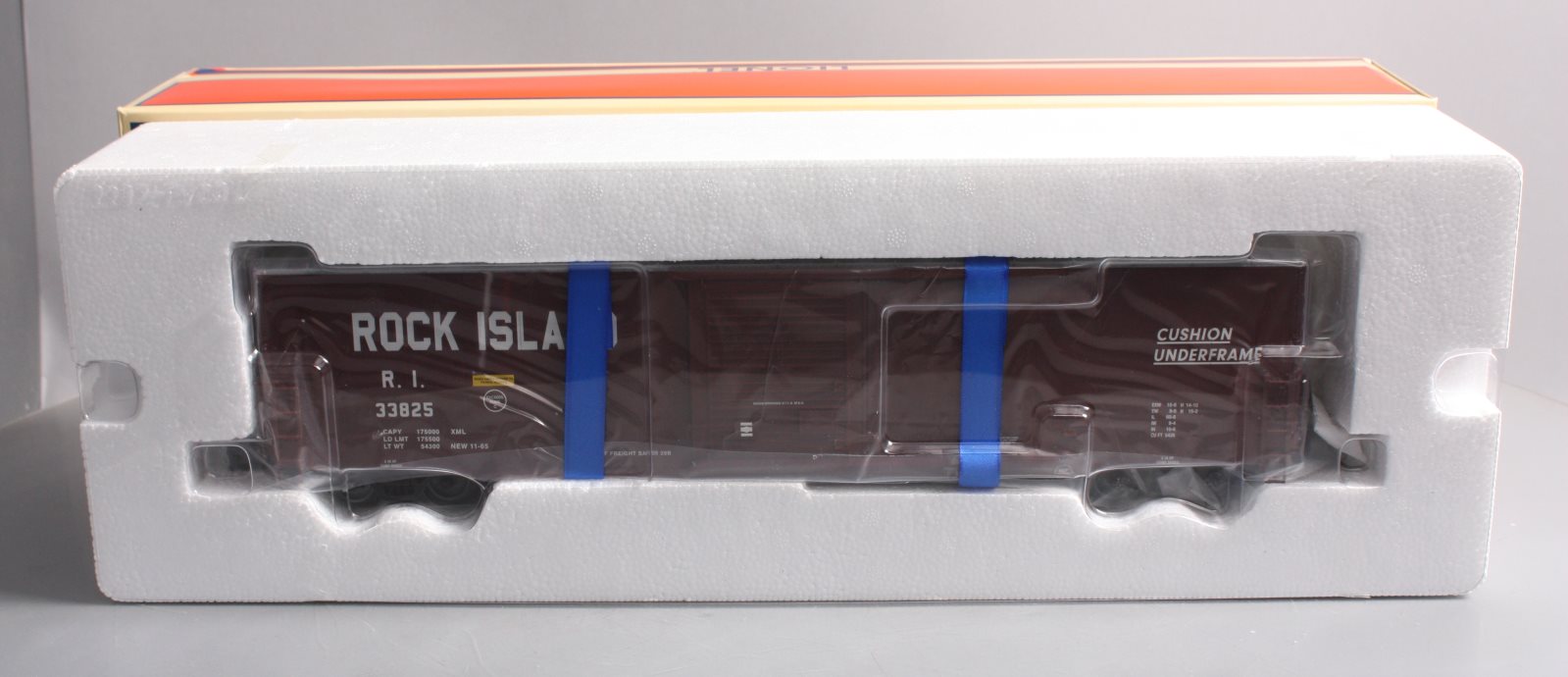 Lionel 6-82659 O Rock Island 60' Single-Door Boxcar 3-Rail Ready to Run #33825