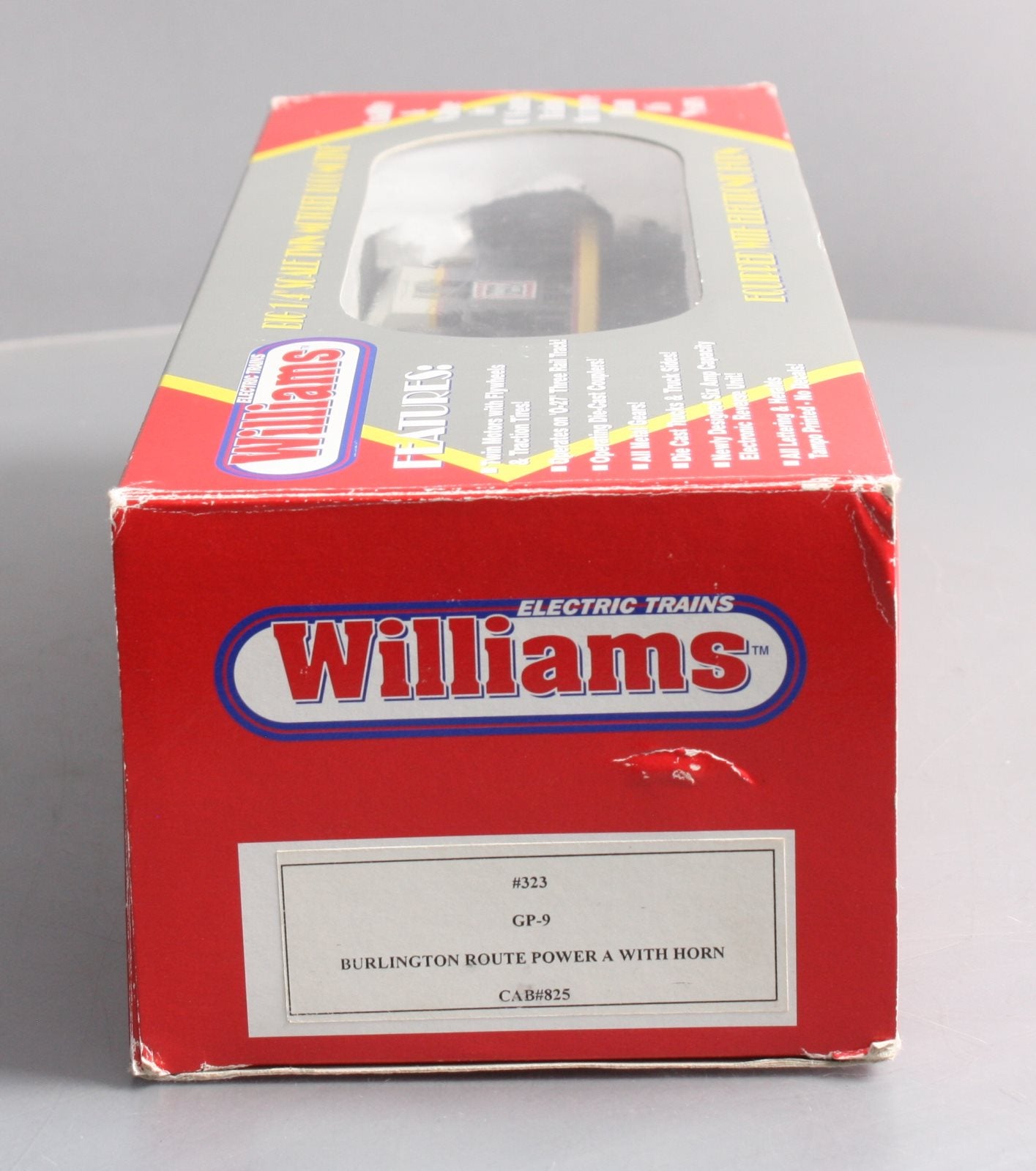 Williams 323 Burlington GP-9 Pwd. Diesel Loco w/Horn