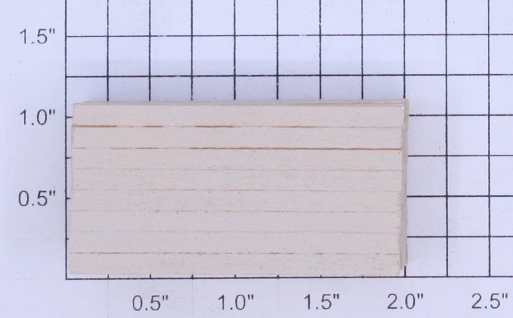 Acme 264-21 O Gauge Hand Cut Wood Timber Bundles 1 7/8