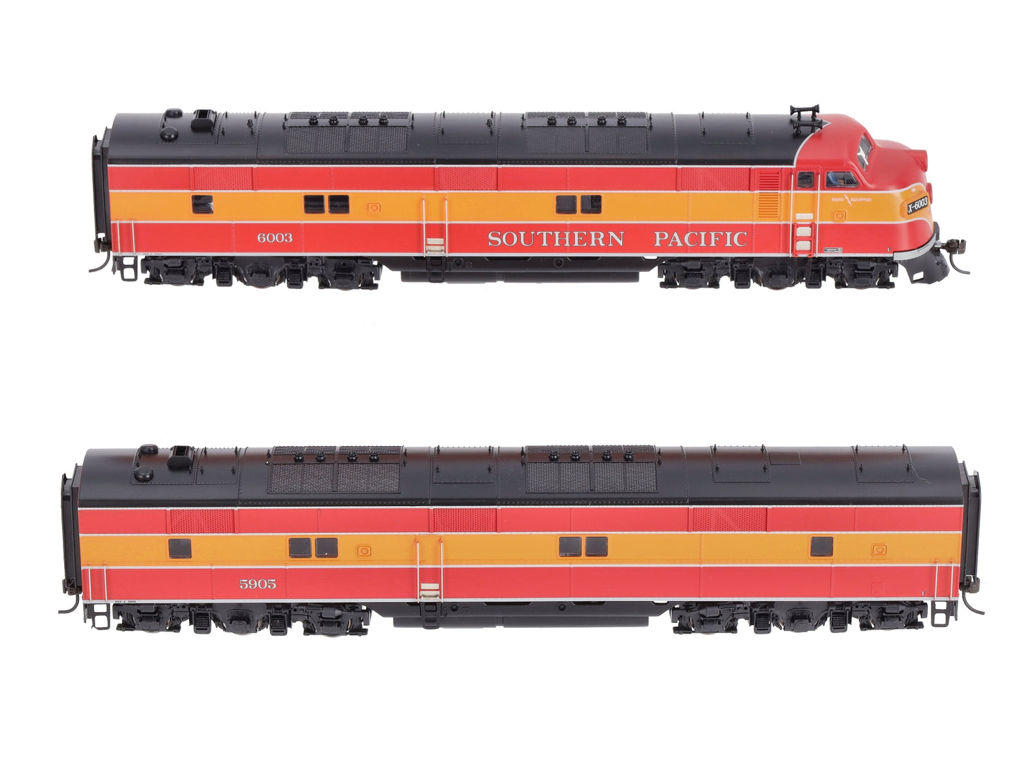 Broadway Limited 2726 HO SP EMD E7 AB Diesel Set #6003A & 5905B w/ DCC & Sound
