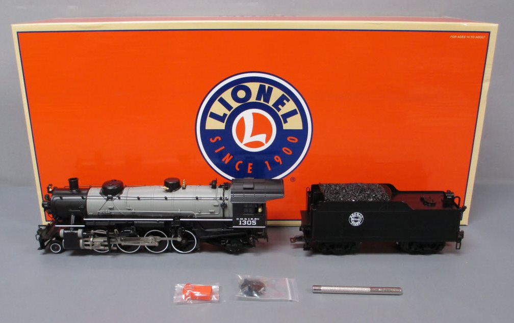 Lionel 6-11261 O Gauge D.M. & I.R. Mikado Steam Loco & Tender #1305 w LEGACY