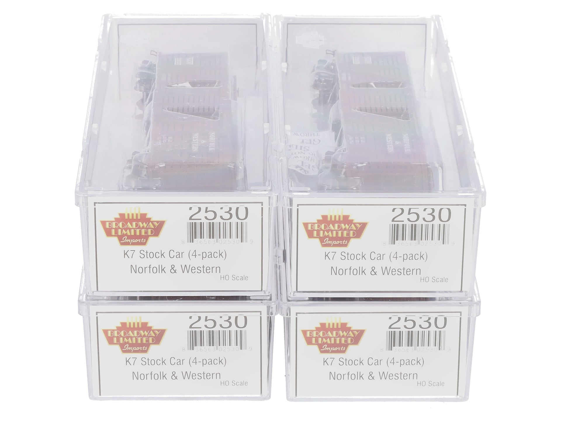 Broadway Limited 2530 HO Norfolk & Western PRR K7 Stock Car (4)